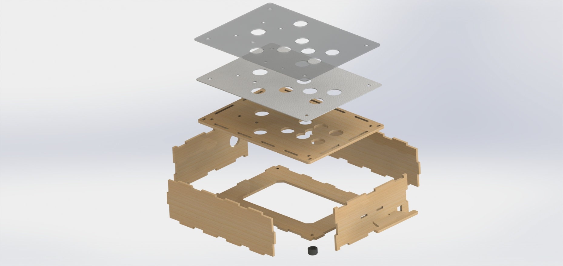 DIGITAL DOWNLOAD Arcade Fighter Stick 1P - Laser Cut or Cnc Router ...