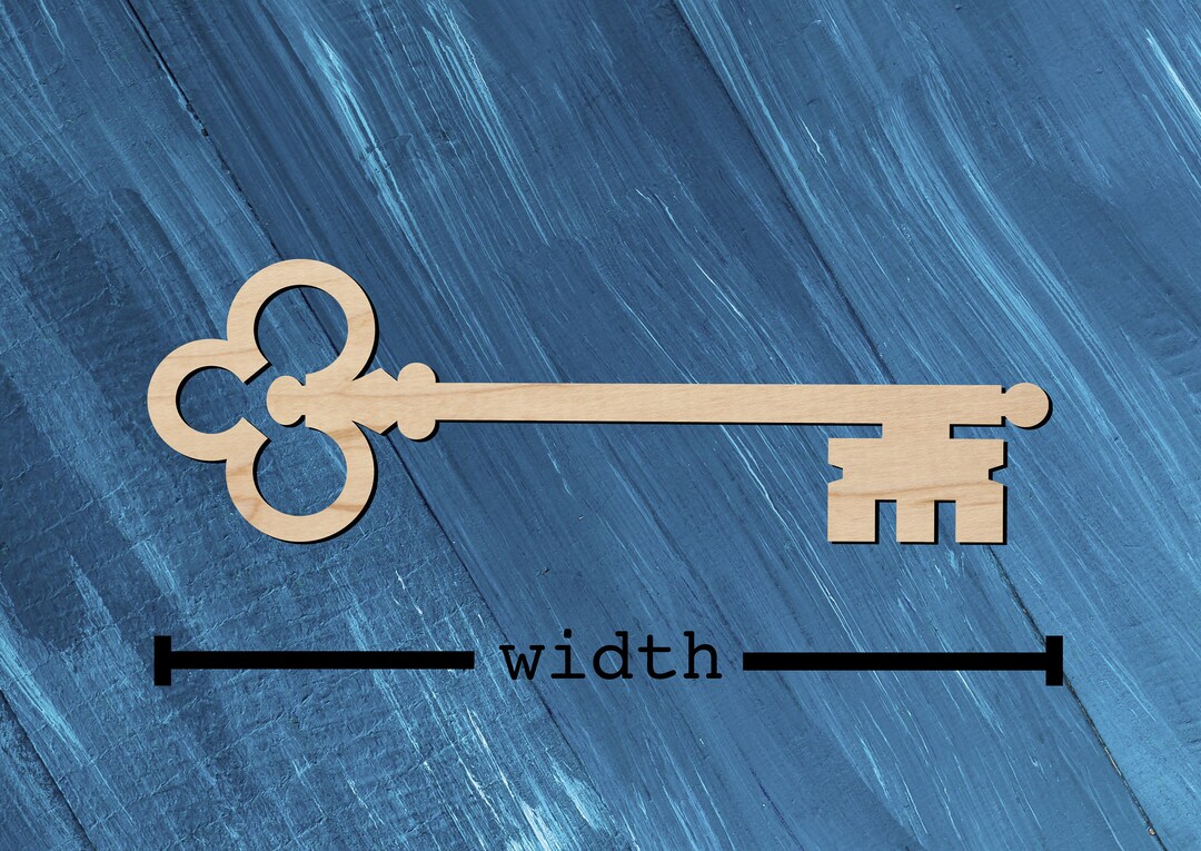 Escape Room Key - Laser Cut Mysterious Key From Wood - Etsy