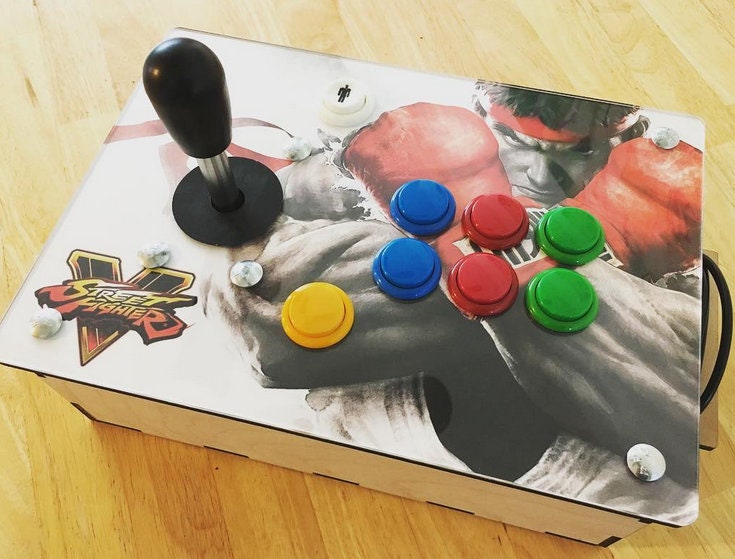 DIGITAL DOWNLOAD Arcade Fighter Stick 1P - Laser Cut or Cnc Router ...