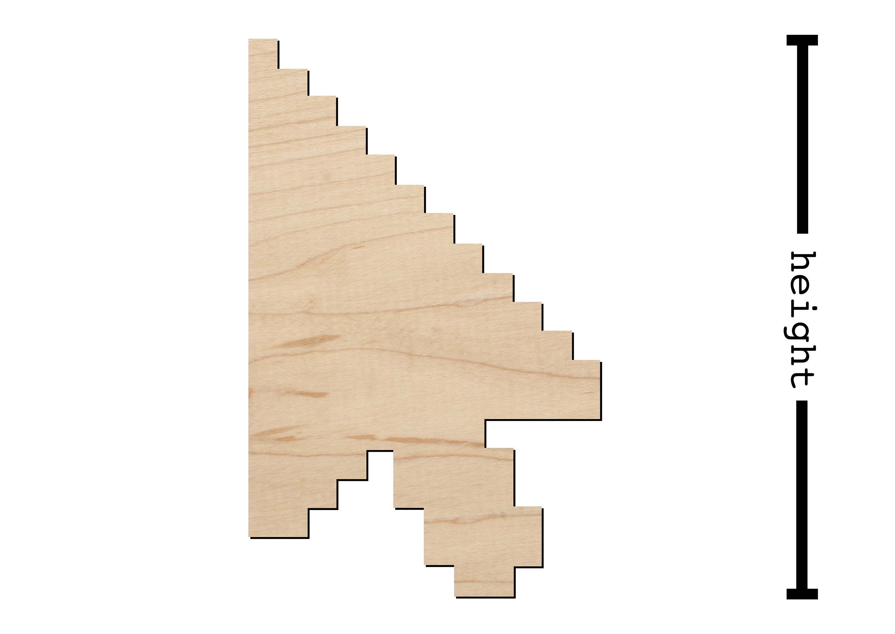 Computer Mouse Pattern Cut Out Mouse Pointer Cut Out - Personal Computer Shape - Laser Cut Cursor ...