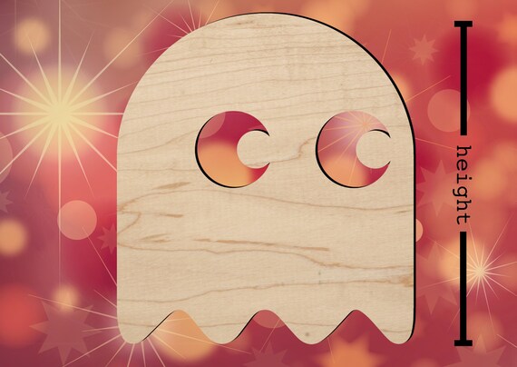 Modern Pacman Ghost Wall Decoration Cartoon Lettering For Etsy