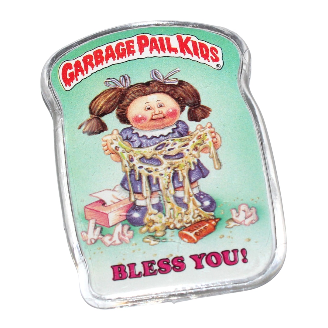 Vintage 1986 Garbage Pail Kids Button Badge Pin - BLESS YOU! - Etsy