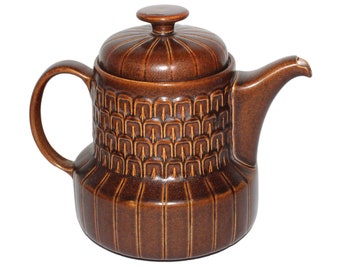 Vintage Wedgwood (England) 'Pennine' Teapot | Retro 60s Kitchen Home Decor Food Service