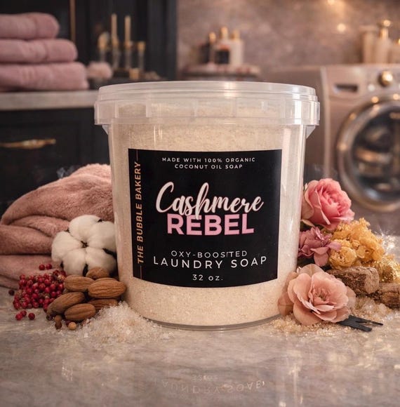 Oxi Boosted Laundry Soap | Laundry Detergent Powder | HE Friendly Laundry Soap | Scented Laundry Detergent | Handmade Laundry Powder