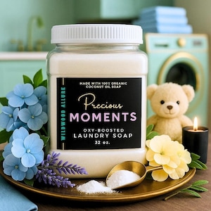 Natural Oxy Laundry Detergent Powder • HE Safe • Sensitive Skin • Eco Friendly • Luxury Scents