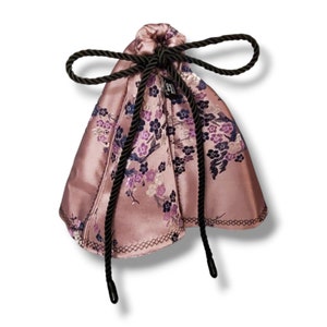 Lilac Purple with Dark Blue Cherry Blossom shift boot OR e-brake boot / Sakura shift boot cover | Choice of thread color | Custom-made | JDM