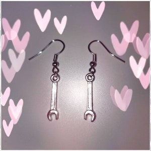 naly_notions® Wrench earrings | Dangle earrings | Car girl jewelry | Mechanic jewelry | JDM | Made with love