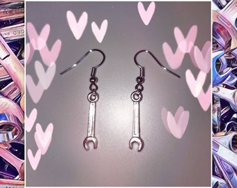 naly_notions® Wrench earrings | Dangle earrings | Car girl jewelry | Mechanic jewelry | JDM | Made with love