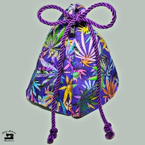 Cannibus Leaves / Marijuana Shift Boot Cover | Choice Of Thread Color