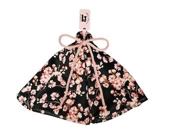 Cherry Blossom Car Shift Boot: Pink Sakura Velvet, Custom Made
