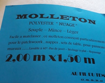 molleton polyester nuage