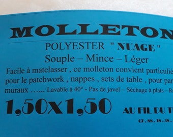 MOLLETON NUAGE POLYESTER