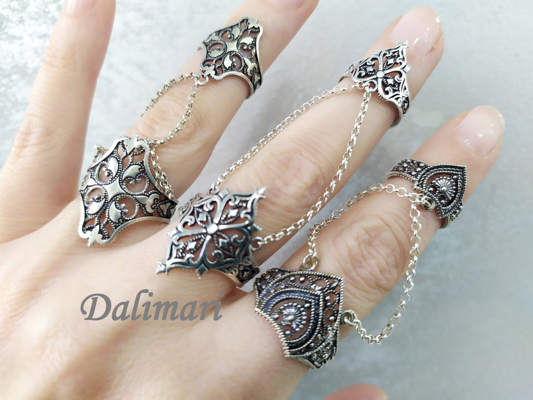 Semi-precious red stone | Silver ring from Armenia