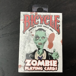 Zombie Playing Cards by Bicycle/United States Card Playing Company, new/unopened deck
