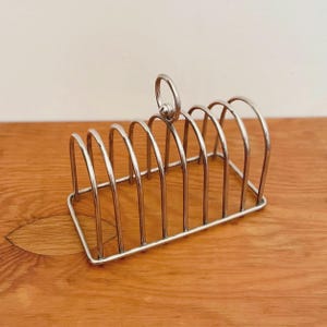 Antique Art Deco Silverplated Toast Rack | 1920s Large Silver Plated Napkin Holder Serveware