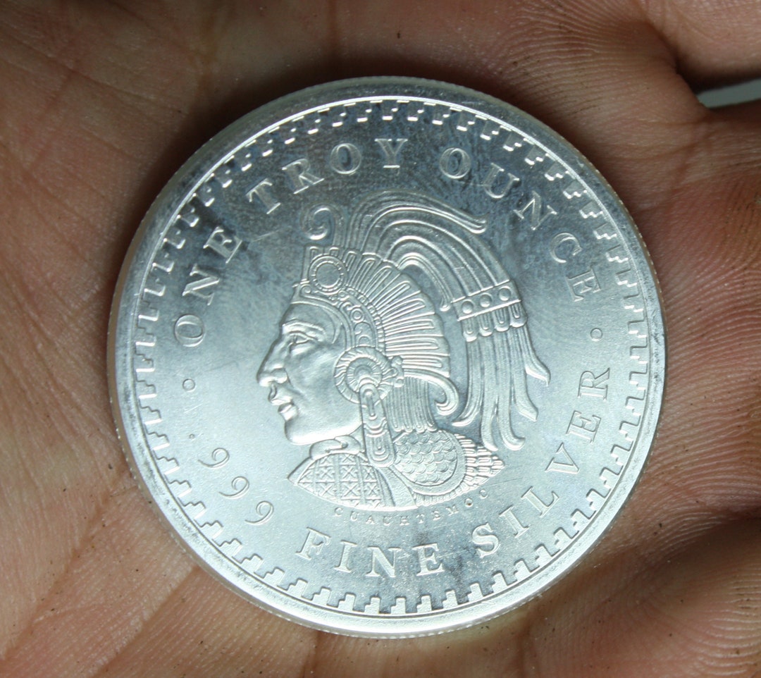 Collectible Silver Coin Silver Bullion Aztec Silver Silver Totem ...