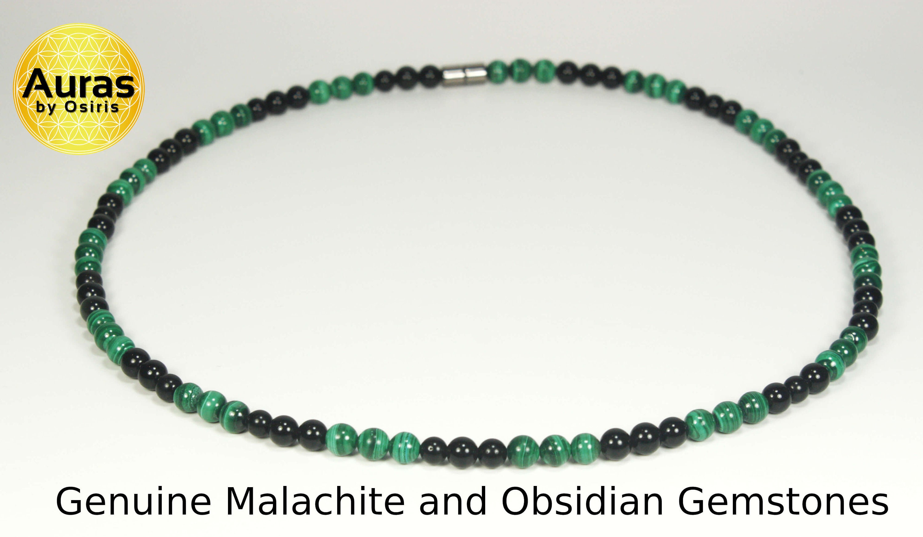 Jambhala 108 Mala Beads: Golden Obsidian