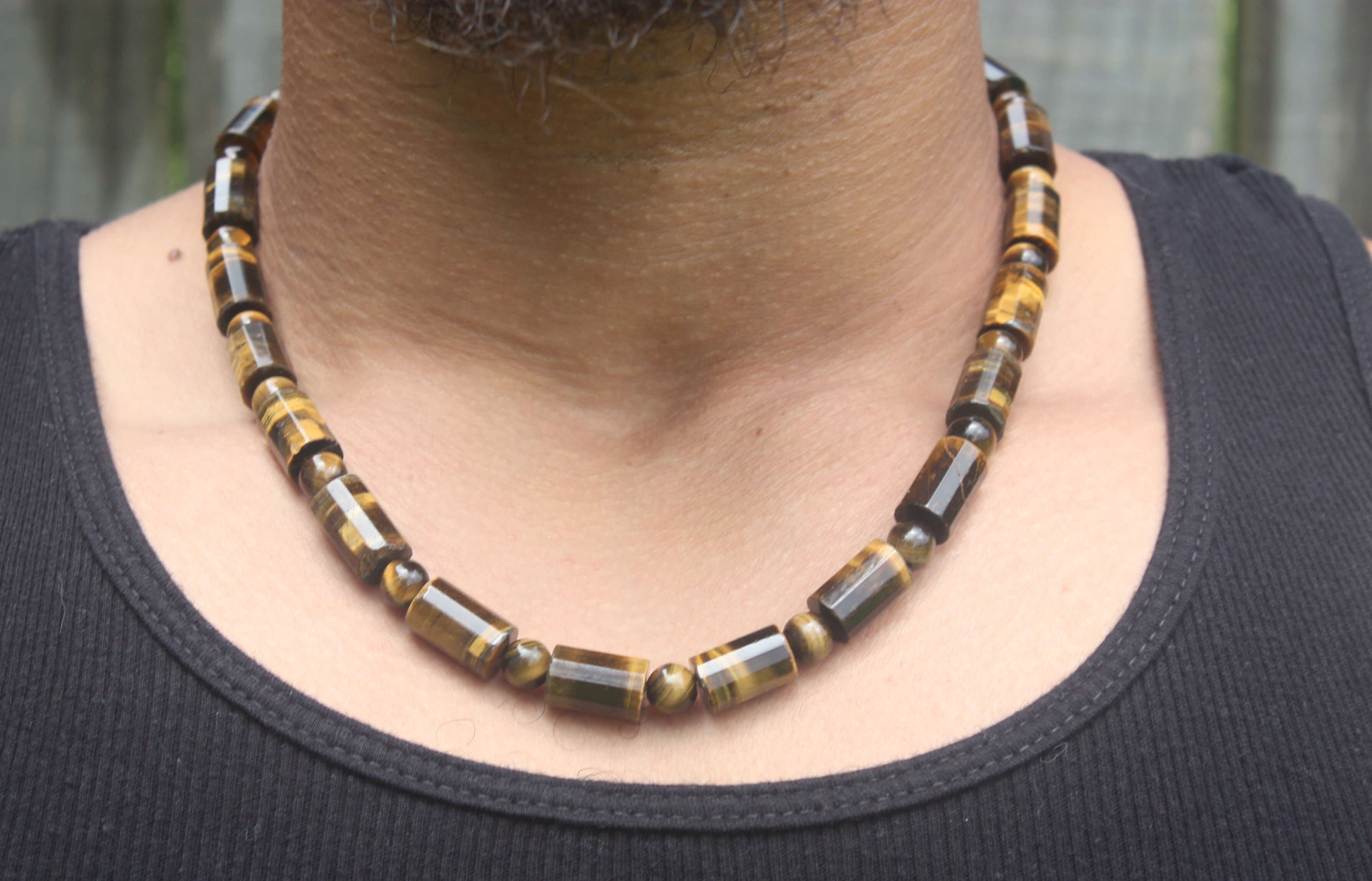 Tiger Eye Necklace for Men/women Spiritual Protection Neckless ...