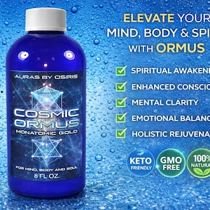Cosmic Ormus Monoatomisches Gold (Hohe Potenz) - Verbessert die Meditation - Luzide Träume - Anti-Aging - Mentale Klarheit - Höhes Bewusstsein