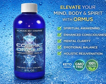 Cosmic Ormus Monoatomisches Gold (Hohe Potenz) - Verbessert die Meditation - Luzide Träume - Anti-Aging - Mentale Klarheit - Höhes Bewusstsein