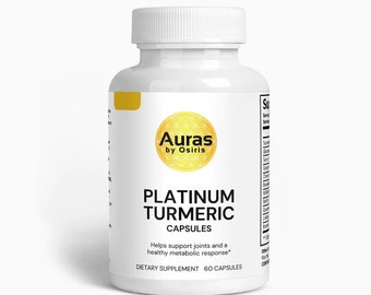 Platinum Tumeric - Kurkumapoeder, capsules kruidensupplement