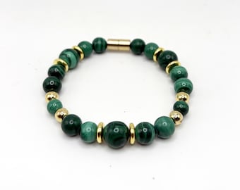 Natural Gemstone Bracelet Collection | Handmade Crystal Bracelets | Magnetic Clasp | Healing Crystal Jewelry | Gift for Men & Women