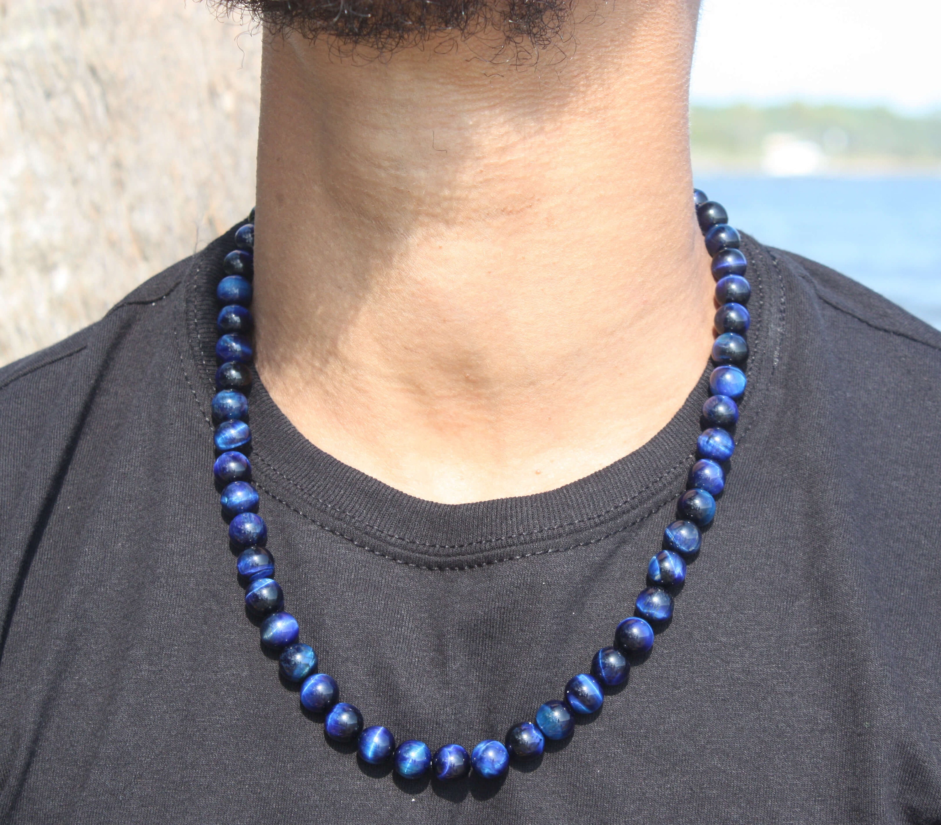 Buy Silver Necklace Lapis Lazuli Stone Pendant, Mens Necklace Royal Blue  Silver Pendant Mens Necklace Pendant by Twistedpendant Online in India -  Etsy