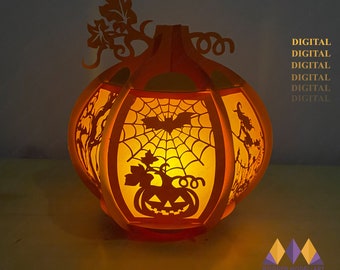 PUMPKIN Lanterns SVG, Halloween Lantern Svg For Cricut Projects DIY,