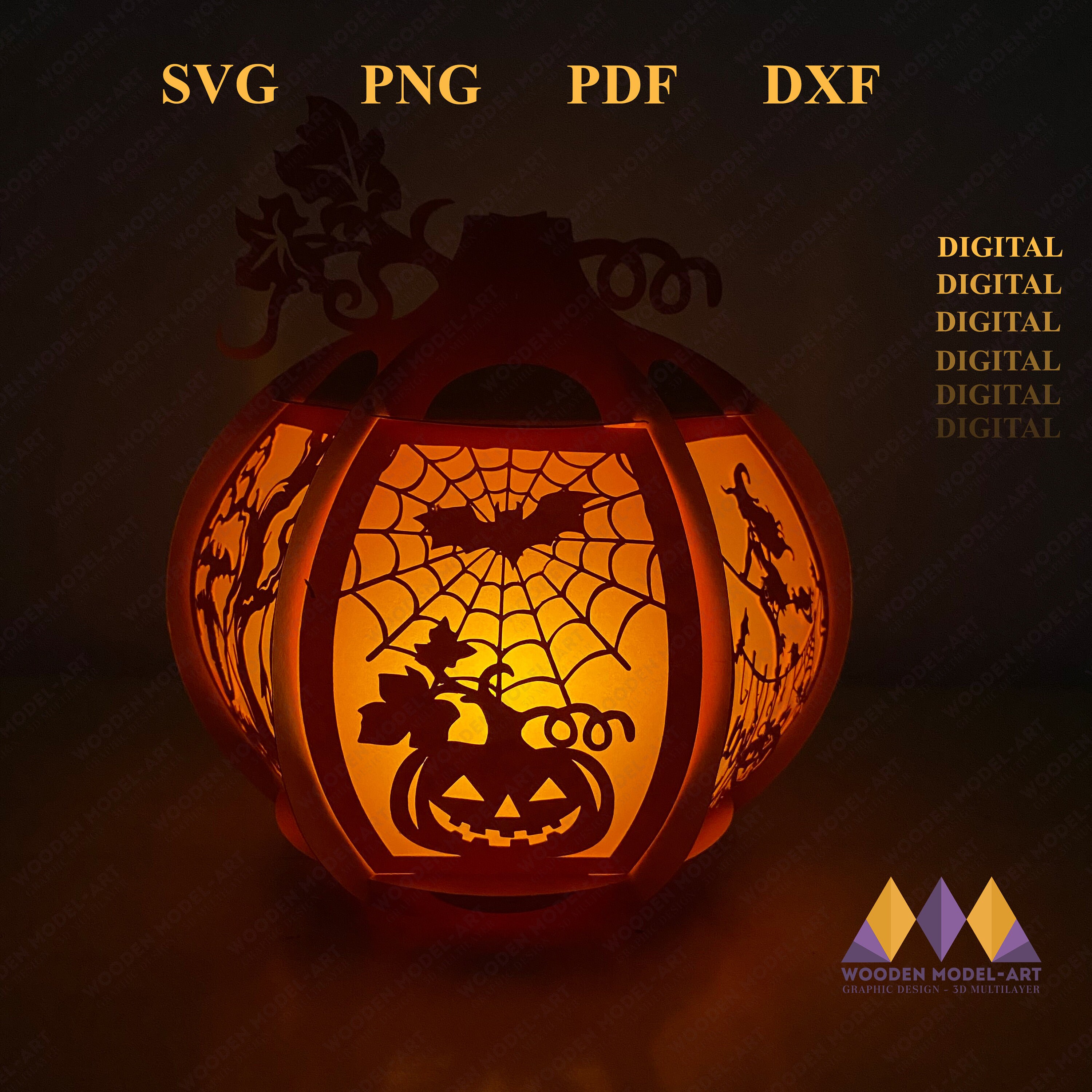 PUMPKIN Lanterns SVG, Halloween Lantern Svg for Cricut Projects DIY, - Etsy