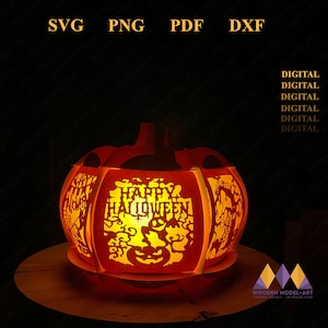 PUMPKIN Halloween Lantern Svg For Cricut Projects DIY