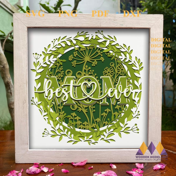 3D Mother SVG - 3D Mom Light Box - 3D Best Mom Ever SVG - Mother's Shadowbox svg - Mom for Cricut - for Silhouette - Mother's Day Layered. 3D Mother SVG - 3D Mom Light Box - 3D Best Mom Ever SVG - Mother's Shadowbox svg - Mom for Cricut - for Silhouette - Mother's Day Layered.