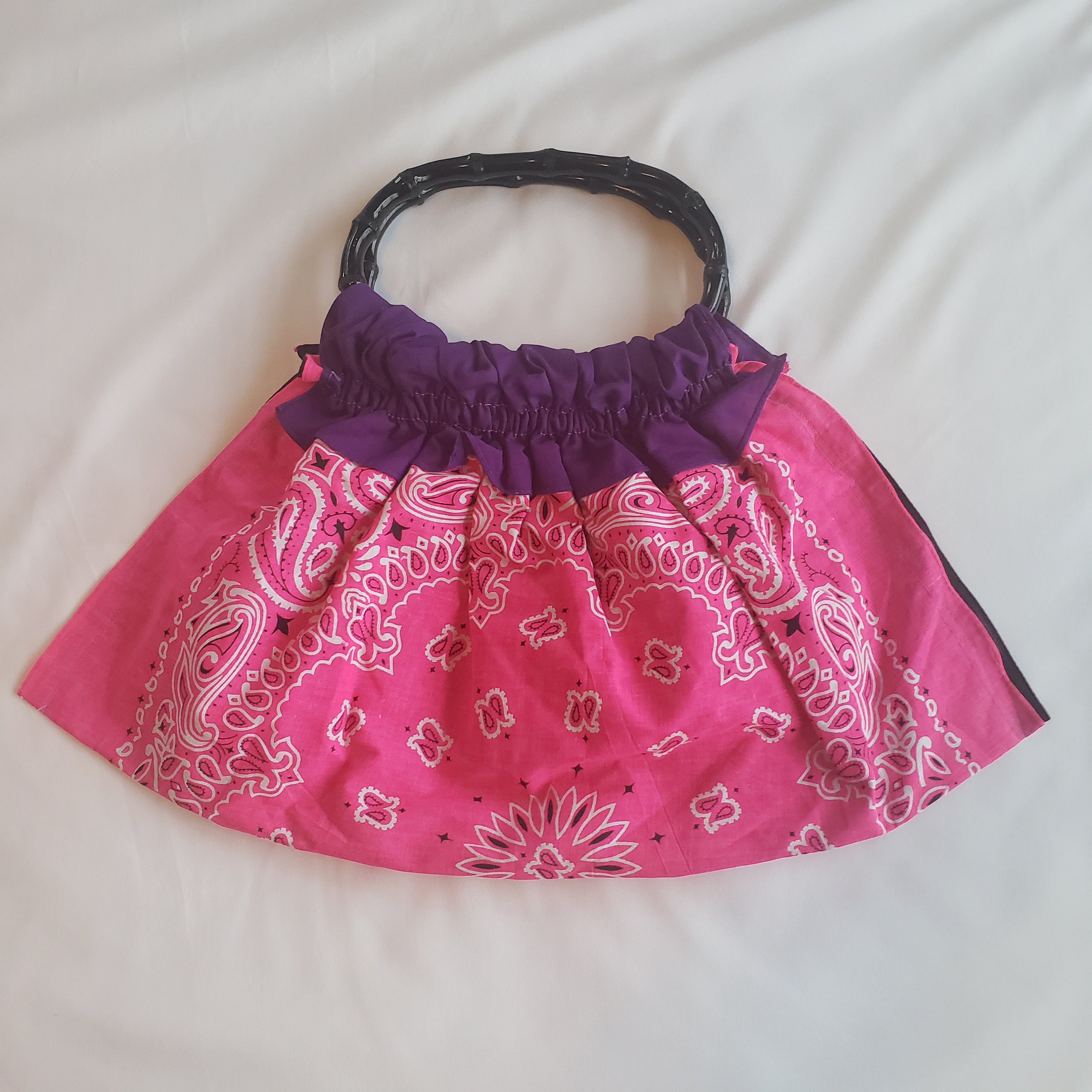 Unknown Women's Pink Bandana Bandanna Purse