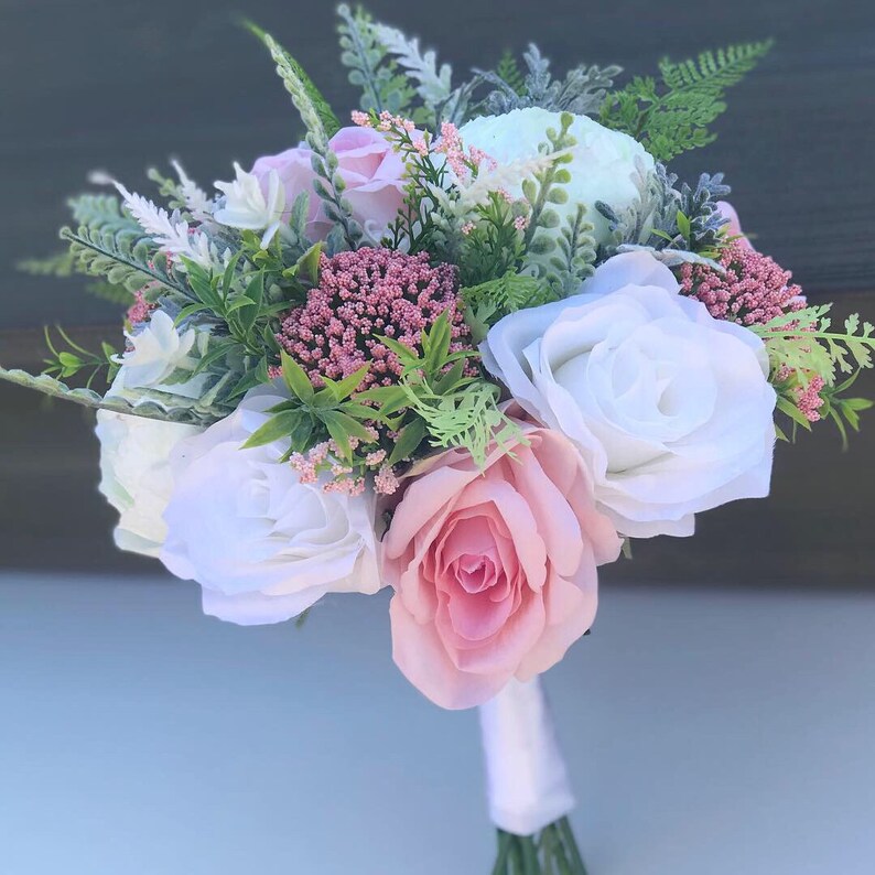 Eucalyptus Silk Bouquet White Wedding Bouquet Pink Beach Wedding Artificial Bouquet Bridal Bouquet Wedding Flowers Boho Bou Accessories Bouquets Corsages Valresa Com