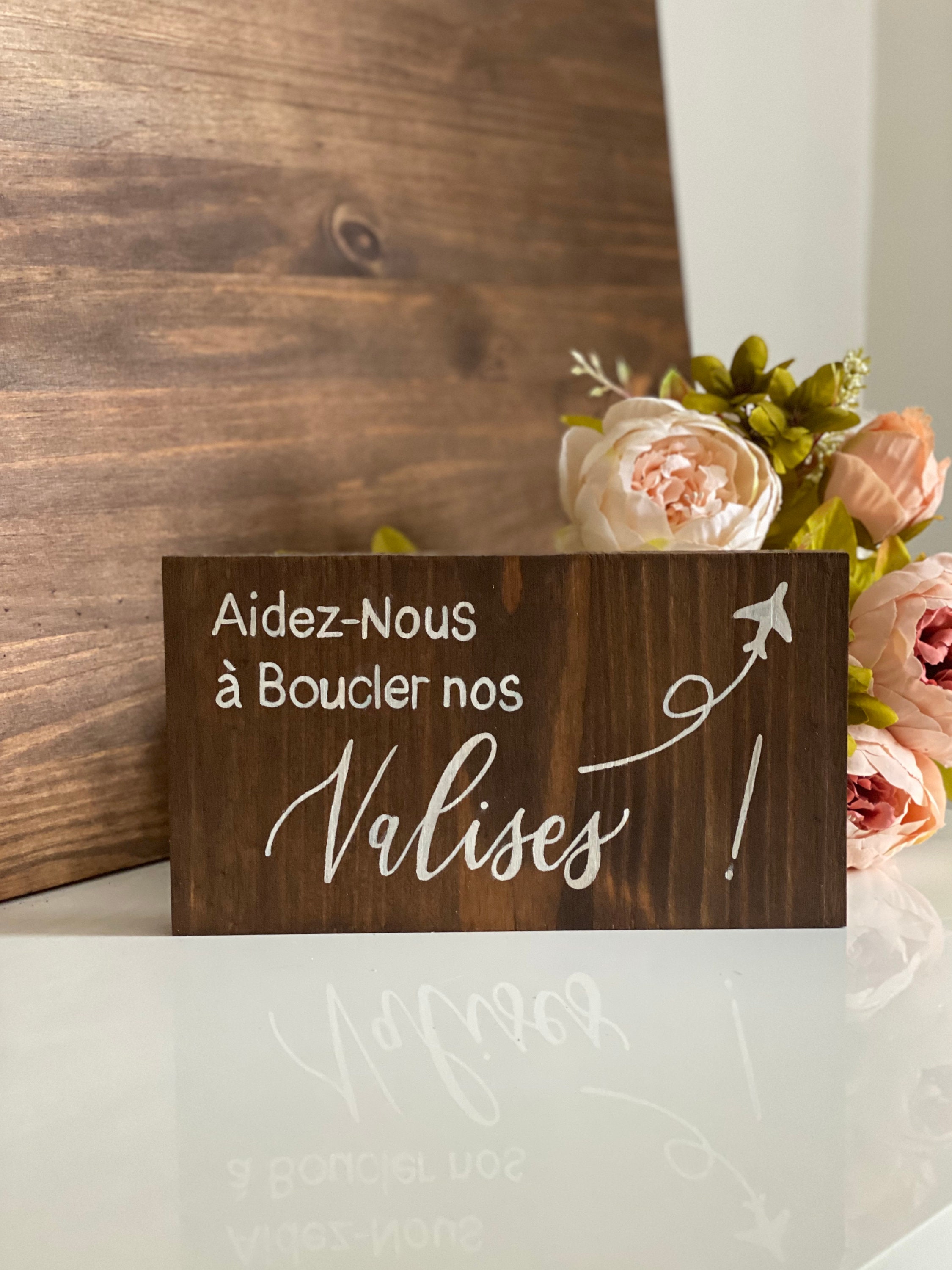 Aidez Nous A Boucler Nos Valises Panneau Aidez nous à boucler nos Valises - Etsy France
