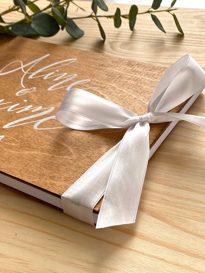 Destination Mariage Et Plus Si Affinités Livre d'or en bois pour mariage livre format A4 | Etsy