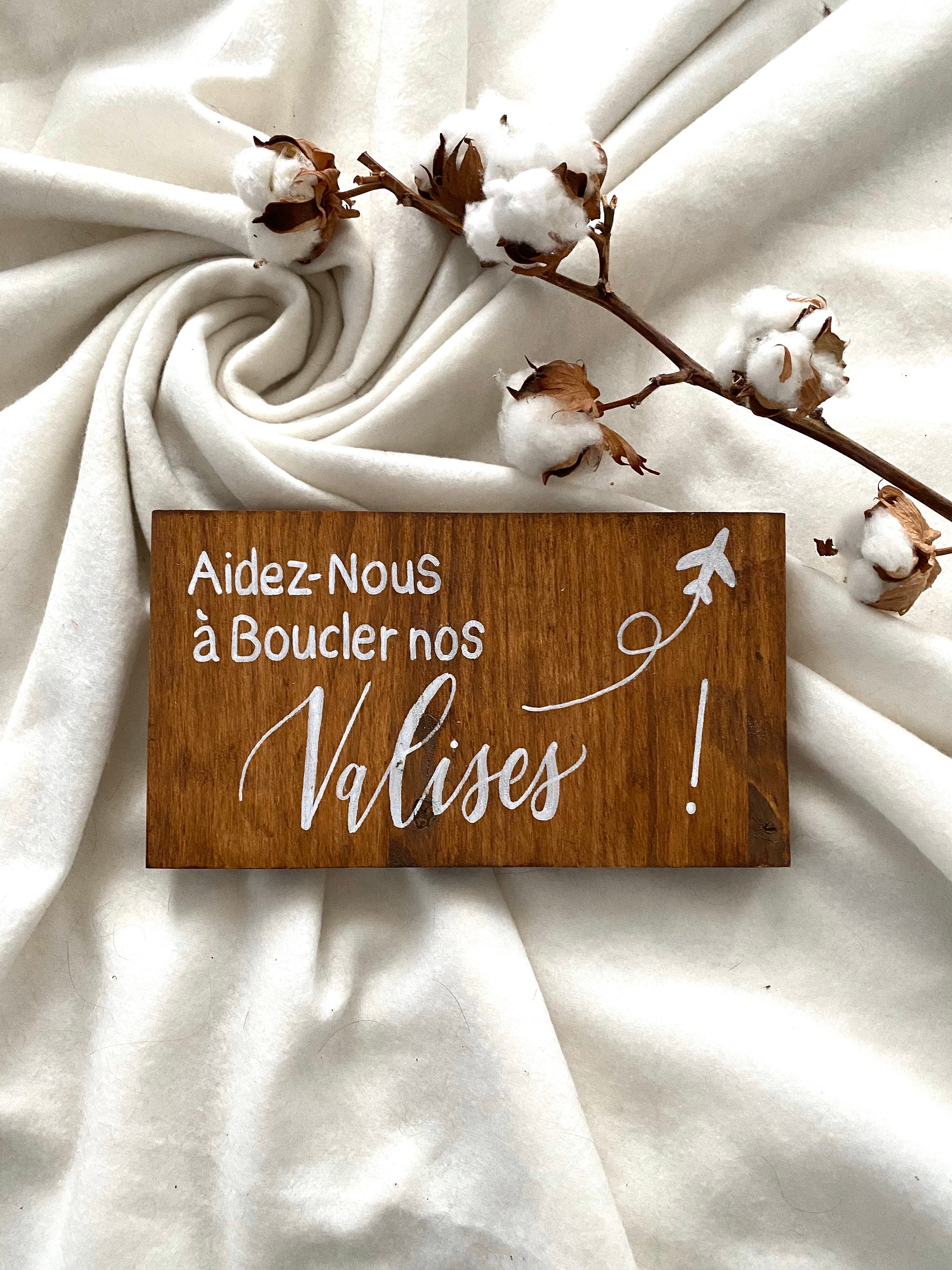 Aidez Nous A Boucler Nos Valises Panneau Aidez nous à boucler nos Valises - Etsy France