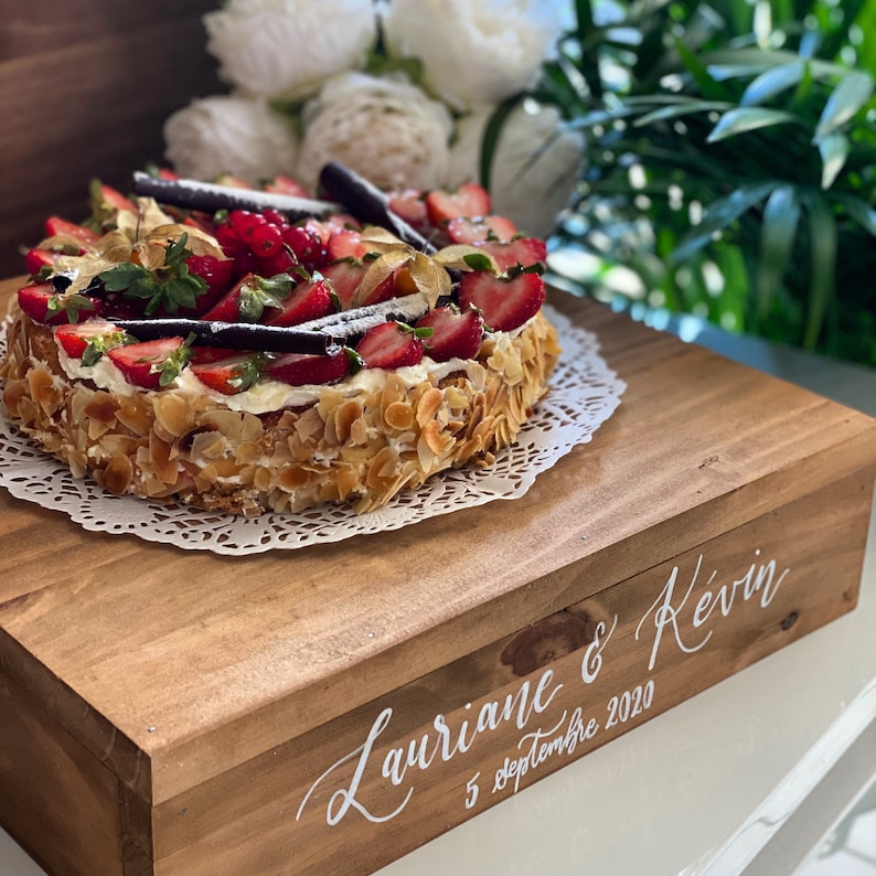 Kuchenstand Holz für Hochzeitstorte