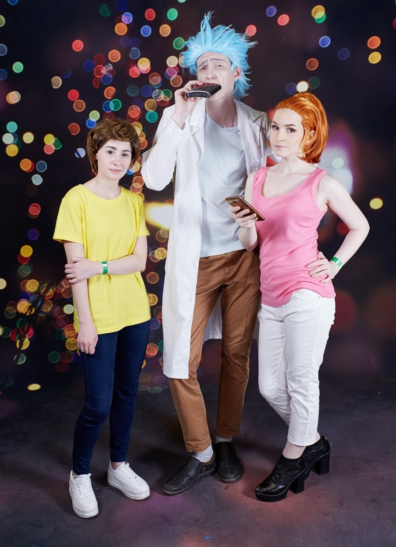 and female cosplay Rick morty