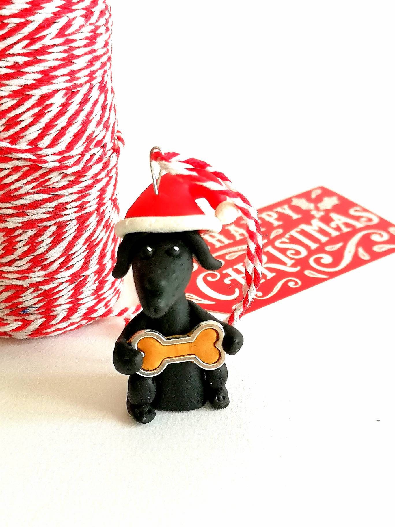 Whippet ornament personalized with the name on the bone Etsy