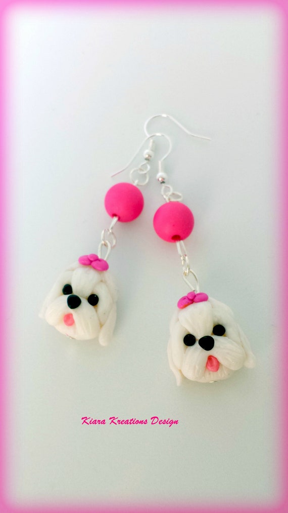 cute dog earrings
