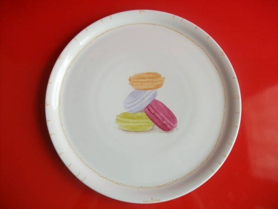 Plat A Tarte A Gateau Diviseur En Porcelaine De Limoges Etsy