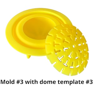 Art Stone Silicone Mold #3 with Dome Template #3 by Happy Dotting Company