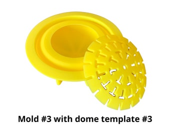 Art Stone Silicone Mold #3 with Dome Template #3 by Happy Dotting Company
