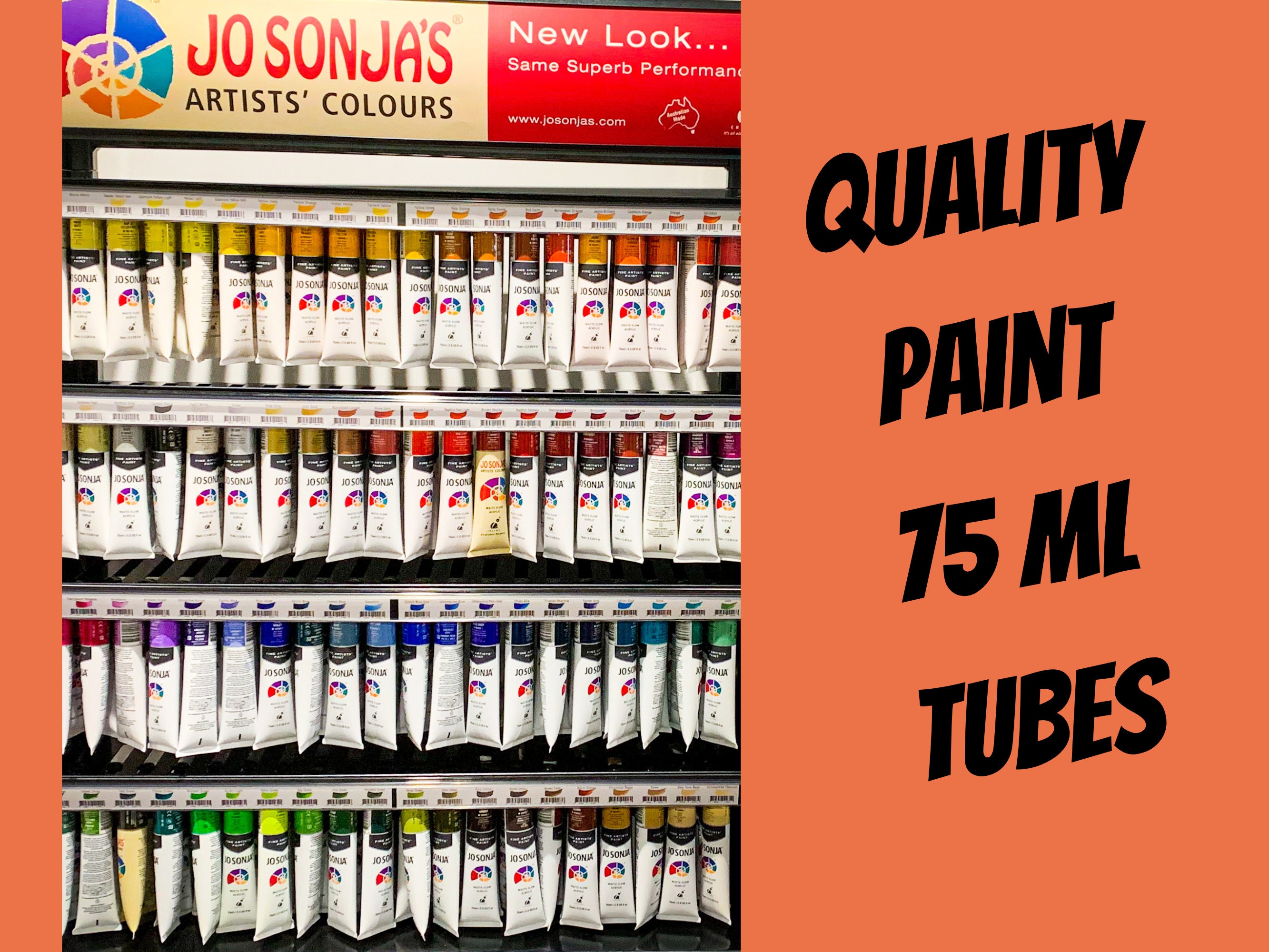 Acrylic Paint Jo Sonja Matte Fluid Flow 75ml / 2.5 US FL OZ Etsy