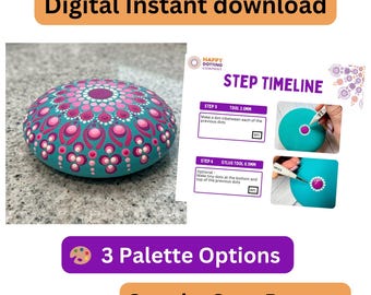 Art stone mold #2 pattern  #007 - PDF