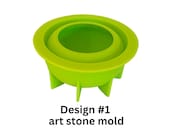 Art Stone Mold #1 by Happy Dotting Company silicone rock mold