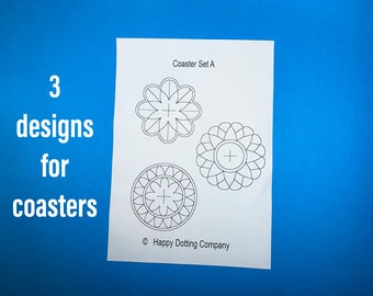 Coasters PDF download Printable