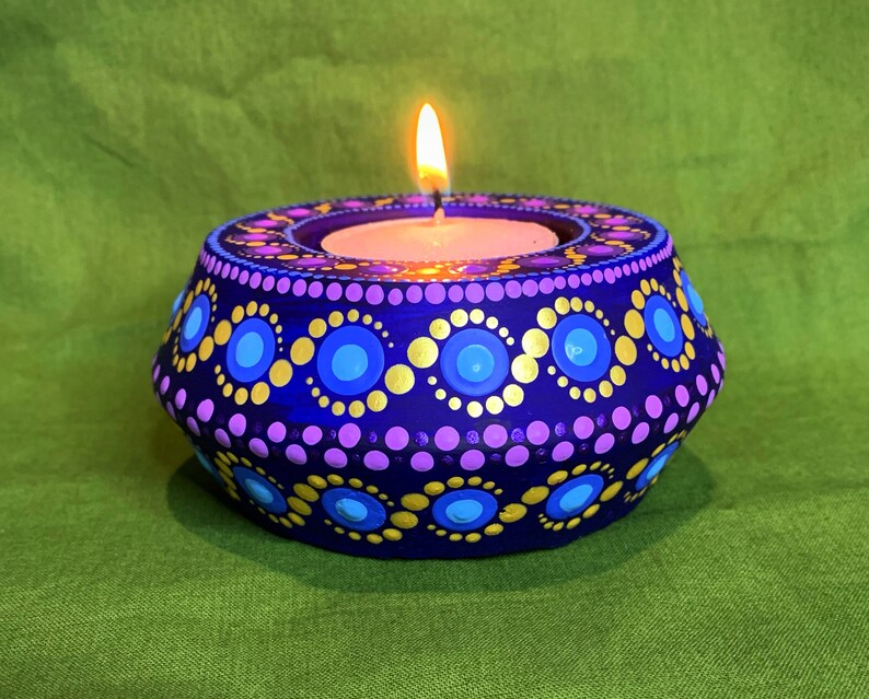 Tea light holder mold Design 1 silicone mould Happy Dotting Etsy