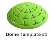 Silicone Dome Template: 12 Segments, 3.2 inch Stencil