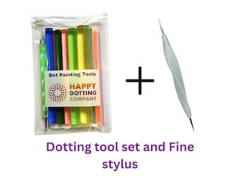 Happy Dotting Tool Set, 10 tools  dot art painting mandala stylus